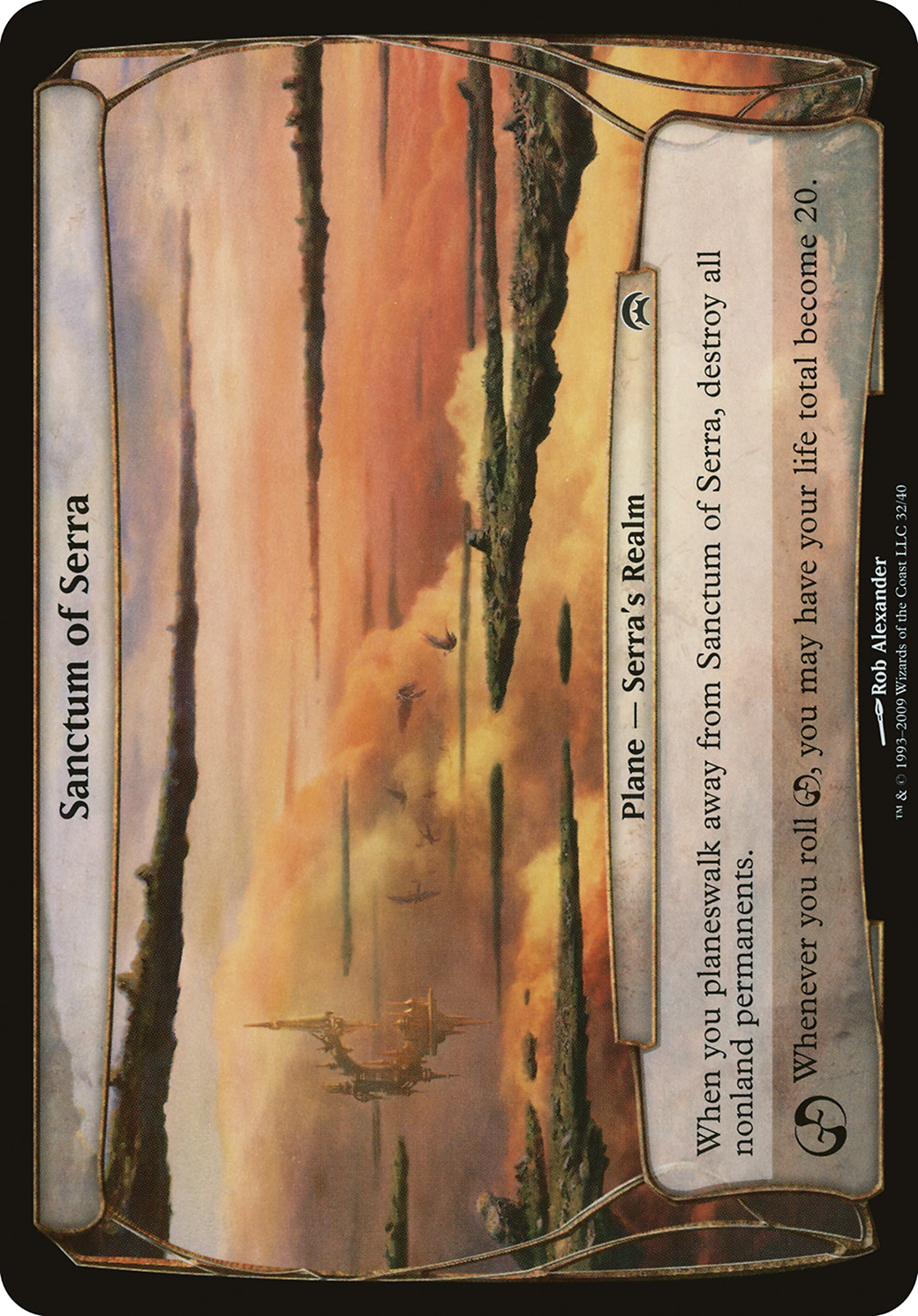 Sanctum of Serra (Planechase) - Planechase Planes