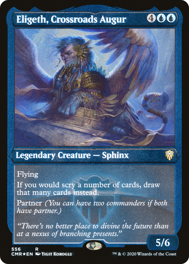 Eligeth, Crossroads Augur (Etched) [Commander Legends]
