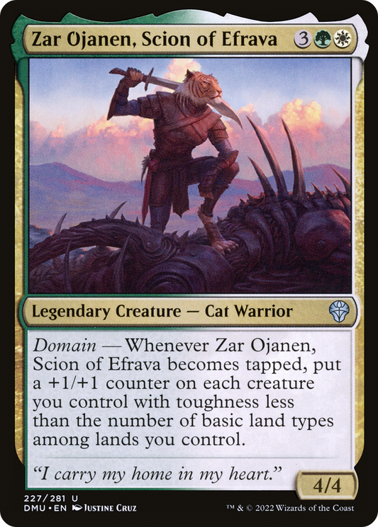 Zar Ojanen, Scion of Efrava [Dominaria United] Foil