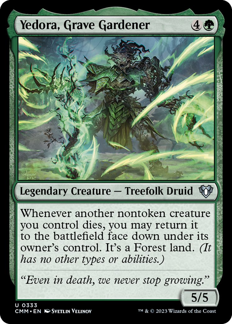 Yedora, Grave Gardener [Commander Masters] | Silver Goblin