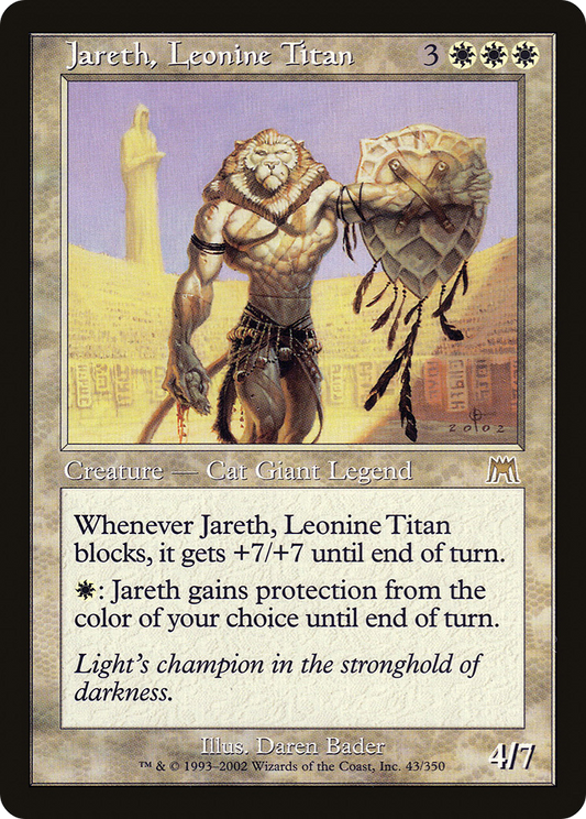 Jareth, Leonine Titan [Onslaught] Foil