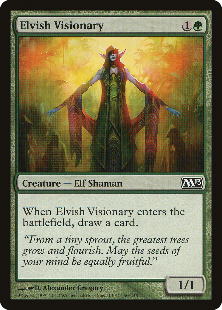 Elvish Visionary [Magic 2013] Foil
