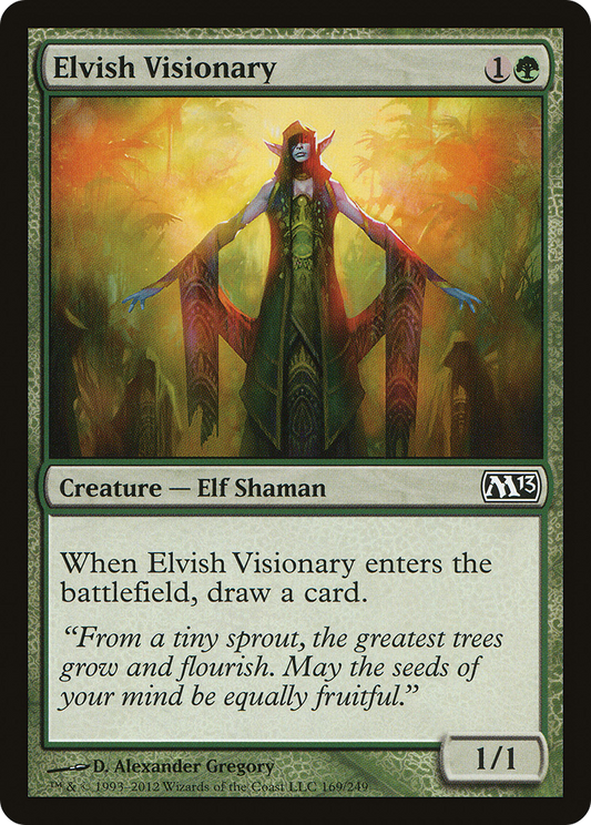 Elvish Visionary [Magic 2013] Foil