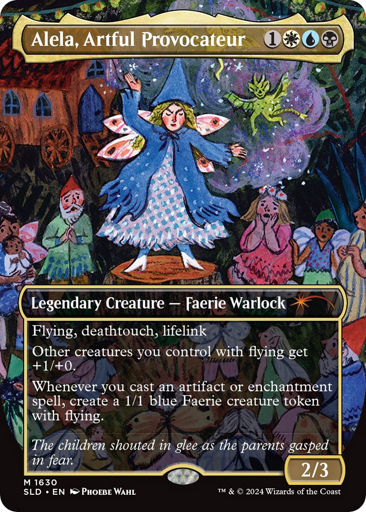 Alela, Artful Provocateur (1630) (Rainbow Foil) [Secret Lair Drop Series] | Silver Goblin