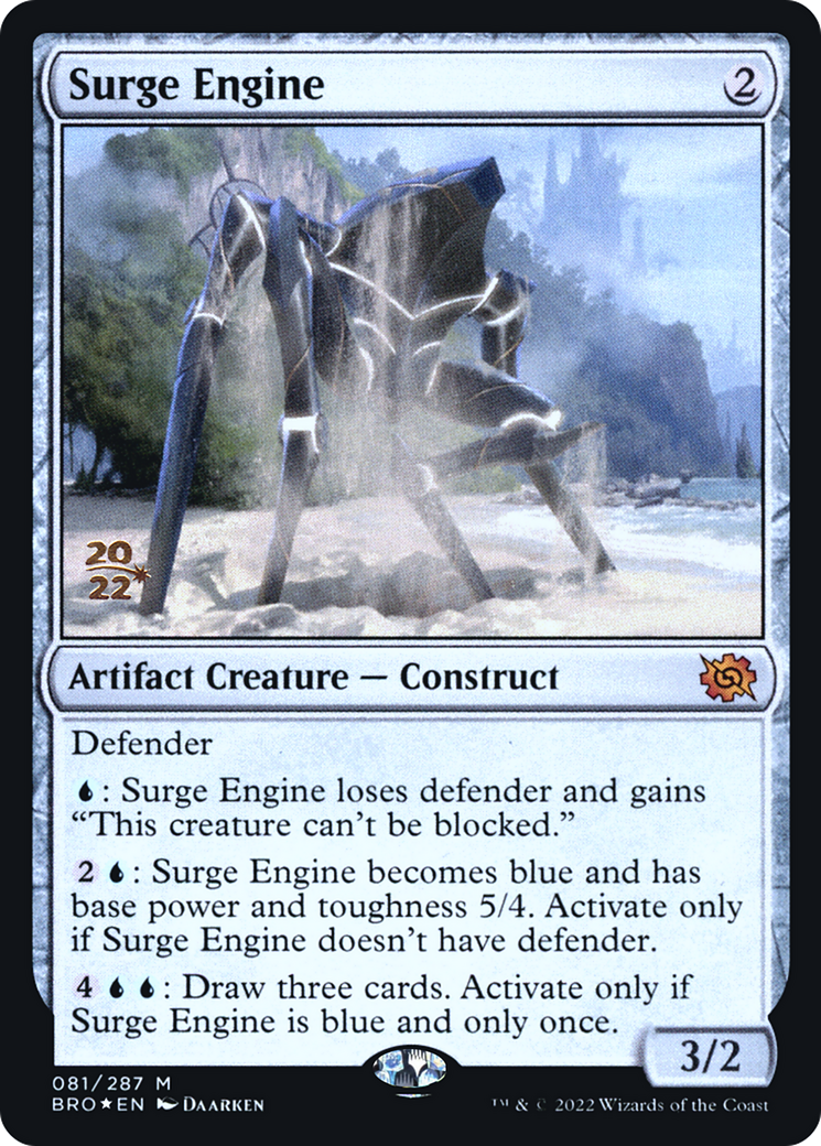 Surge Engine [The Brothers' War Prerelease Promos]