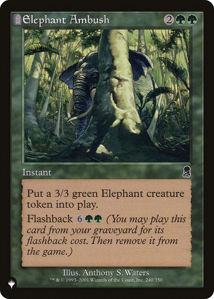 Elephant Ambush [The List Reprints] | Silver Goblin