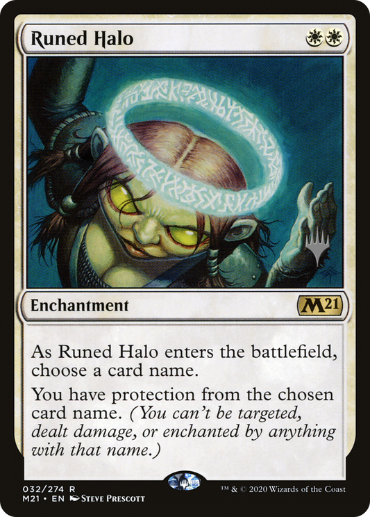 Runed Halo (Promo Pack) [Core Set 2021 Promos] Foil
