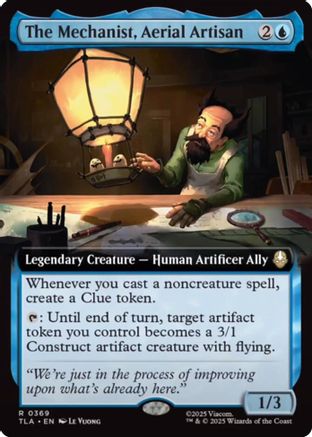 The Mechanist, Aerial Artisan (Extended Art) (369) Foil - Avatar: The Last Airbender