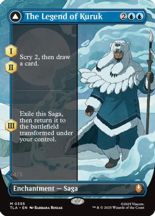The Legend of Kuruk (Borderless) (355) Foil - Avatar: The Last Airbender