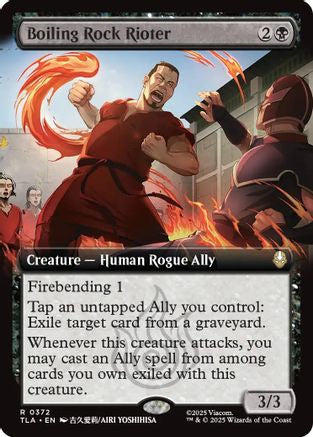 Boiling Rock Rioter (Extended Art) (372) - Avatar: The Last Airbender