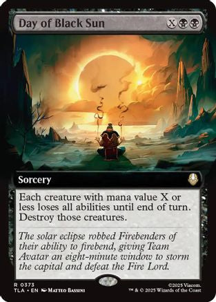 Day of Black Sun (Extended Art) (373) Foil - Avatar: The Last Airbender