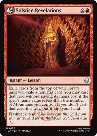 Solstice Revelations (153) Foil - Avatar: The Last Airbender