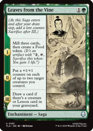 Leaves from the Vine (185) Foil - Avatar: The Last Airbender