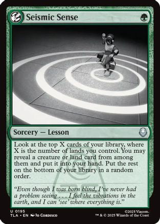 Seismic Sense (195) Foil - Avatar: The Last Airbender