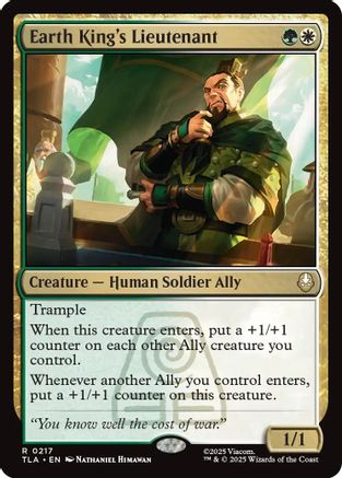 Earth King's Lieutenant (217) Foil - Avatar: The Last Airbender