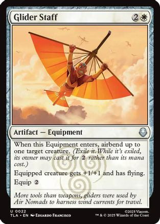 Glider Staff (022) Foil - Avatar: The Last Airbender