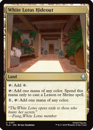 White Lotus Hideout (281) - Avatar: The Last Airbender