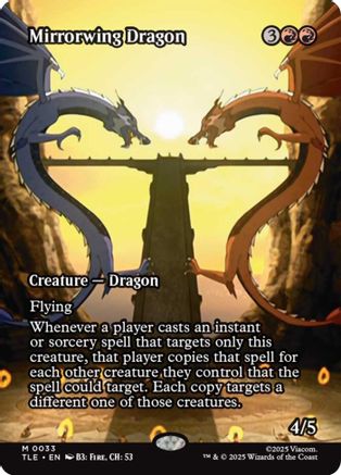 Mirrorwing Dragon (Borderless) (033) - Avatar: The Last Airbender: Eternal-Legal