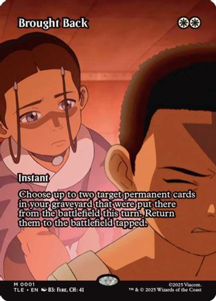 Brought Back (Borderless) (001) Foil - Avatar: The Last Airbender: Eternal-Legal