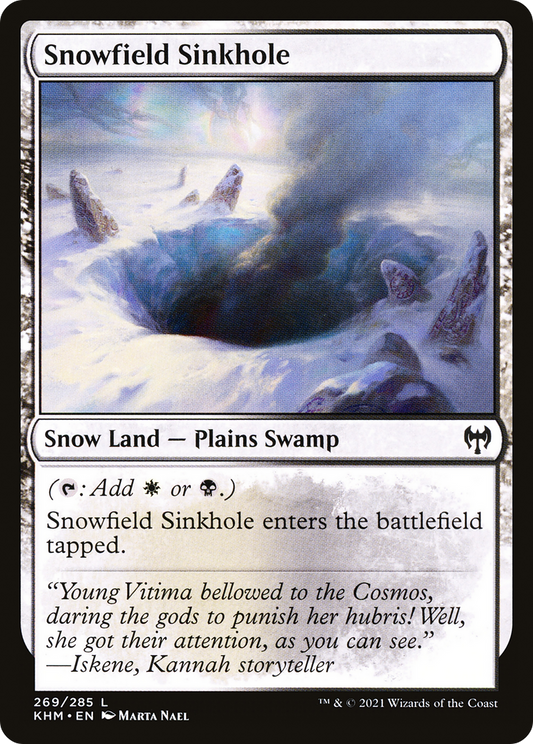 Snowfield Sinkhole (269) Foil - Kaldheim