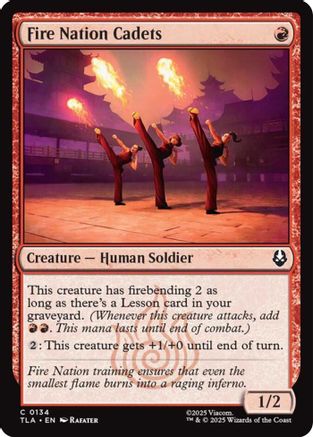 Fire Nation Cadets (134) Foil - Avatar: The Last Airbender