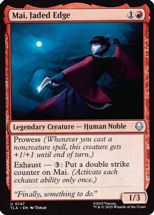 Mai, Jaded Edge (147) Foil - Avatar: The Last Airbender