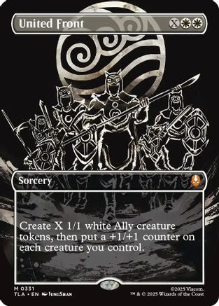 United Front (Borderless) (331) Foil - Avatar: The Last Airbender