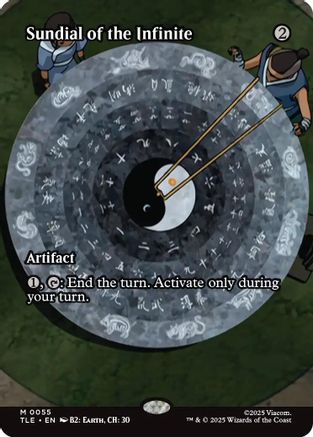 Sundial of the Infinite (Borderless) (055) Foil - Avatar: The Last Airbender: Eternal-Legal