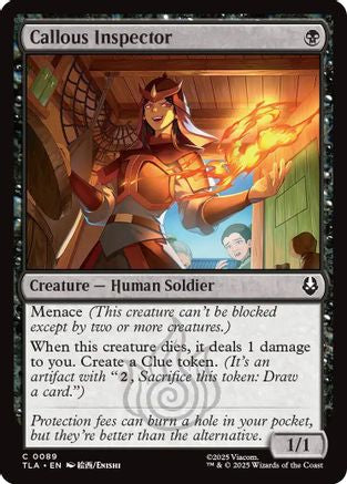 Callous Inspector (089) Foil - Avatar: The Last Airbender