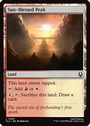 Sun-Blessed Peak (280) Foil - Avatar: The Last Airbender