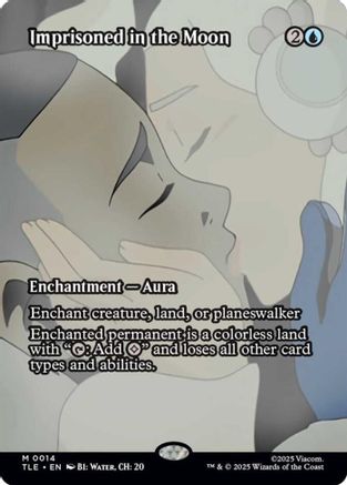 Imprisoned in the Moon (Borderless) (014) Foil - Avatar: The Last Airbender: Eternal-Legal