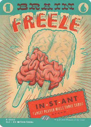 Brain Freeze (002) Foil - Secret Lair Countdown Kit