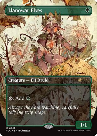 Llanowar Elves (012) - Secret Lair Countdown Kit