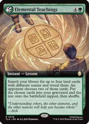 Elemental Teachings (Extended Art) (378) Foil - Avatar: The Last Airbender