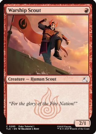Warship scout (285) - Avatar: The Last Airbender: Eternal-Legal