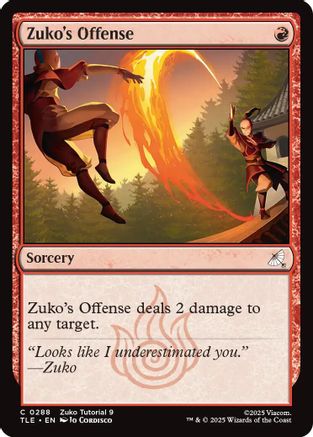 Zuko's Offense (288) - Avatar: The Last Airbender: Eternal-Legal