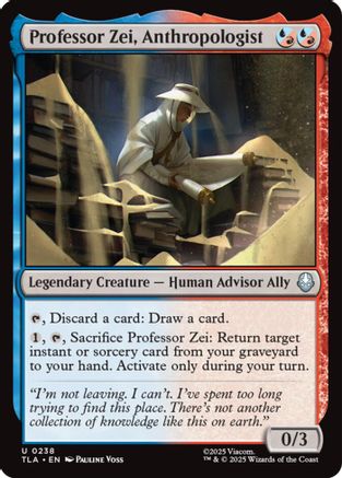 Professor Zei, Anthropologist (238) - Avatar: The Last Airbender