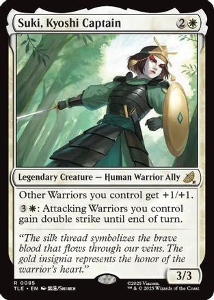 Suki, Kyoshi Captain (085) Foil - Avatar: The Last Airbender: Eternal-Legal