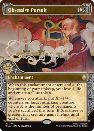 Obsessive Pursuit (Showcase) (340) Foil - Avatar: The Last Airbender