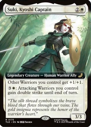 Suki, Kyoshi Captain (Extended Art) (175) Foil - Avatar: The Last Airbender: Eternal-Legal