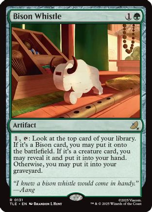 Bison Whistle (131) - Avatar: The Last Airbender: Eternal-Legal