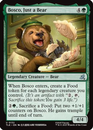 Bosco, Just a Bear (132) Foil - Avatar: The Last Airbender: Eternal-Legal