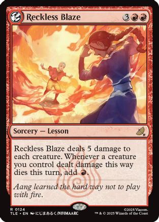 Reckless Blaze (124) - Avatar: The Last Airbender: Eternal-Legal