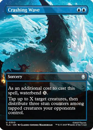 Crashing Wave (Borderless) (300) - Avatar: The Last Airbender