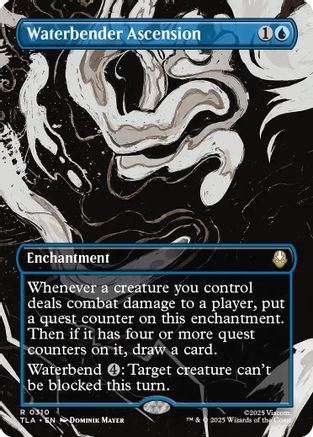 Waterbender Ascension (Borderless) (310) Foil - Avatar: The Last Airbender