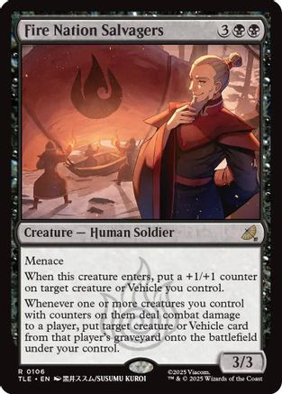 Fire Nation Salvagers (106) Foil - Avatar: The Last Airbender: Eternal-Legal