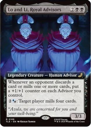 Lo and Li, Royal Advisors (Extended Art) (189) Foil - Avatar: The Last Airbender: Eternal-Legal