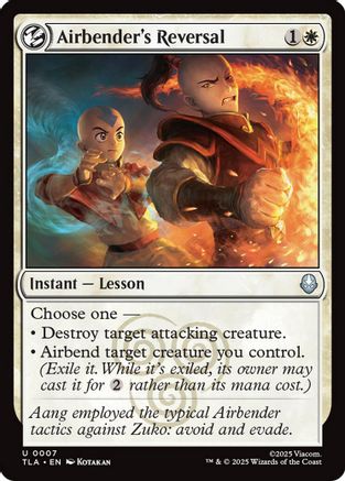 Airbender's Reversal (007) Foil - Avatar: The Last Airbender