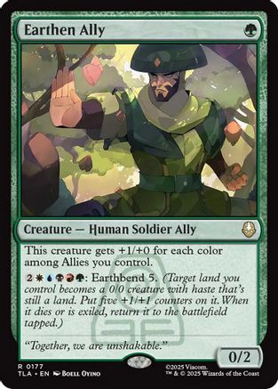 Earthen Ally (177) Foil - Avatar: The Last Airbender