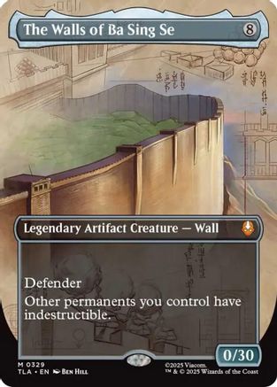 The Walls of Ba Sing Se (Borderless) (329) Foil - Avatar: The Last Airbender